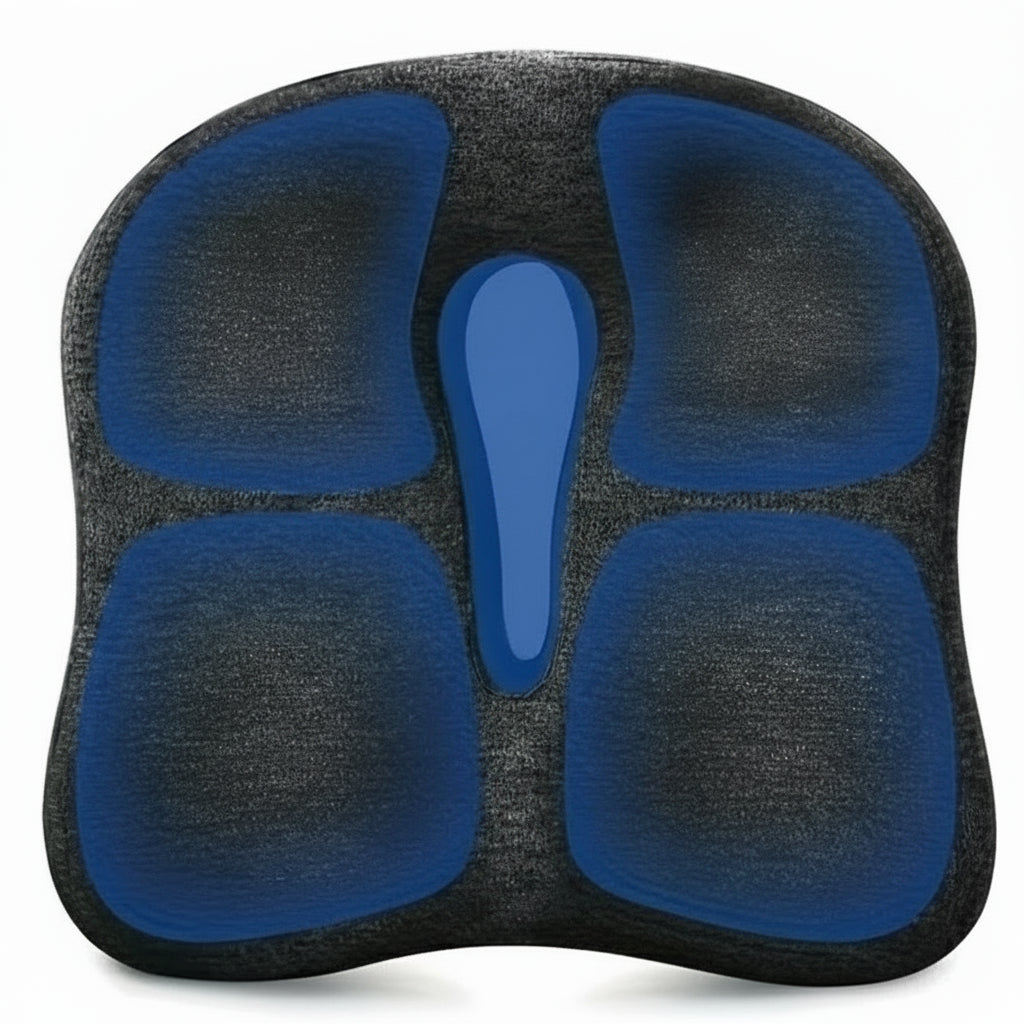 Cojín Ergonómico Antidolores – Soporte Lumbar y Coxis | ErgoComfort™
