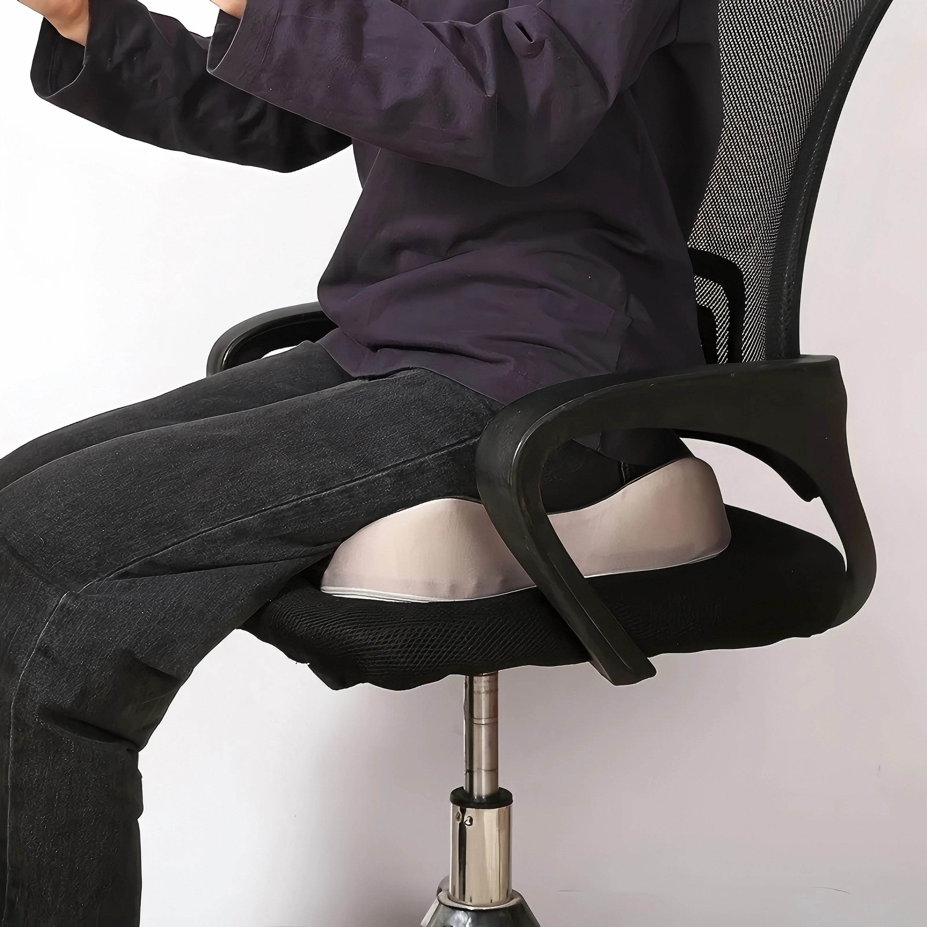 Cojín Ergonómico Antidolores – Soporte Lumbar y Coxis | ErgoComfort™